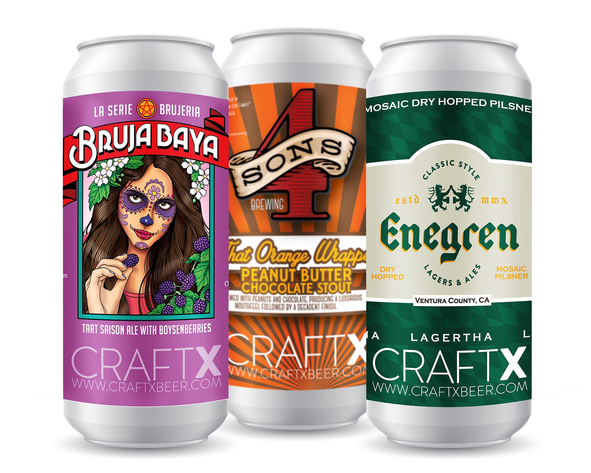 CraftX exclusive 16oz cans