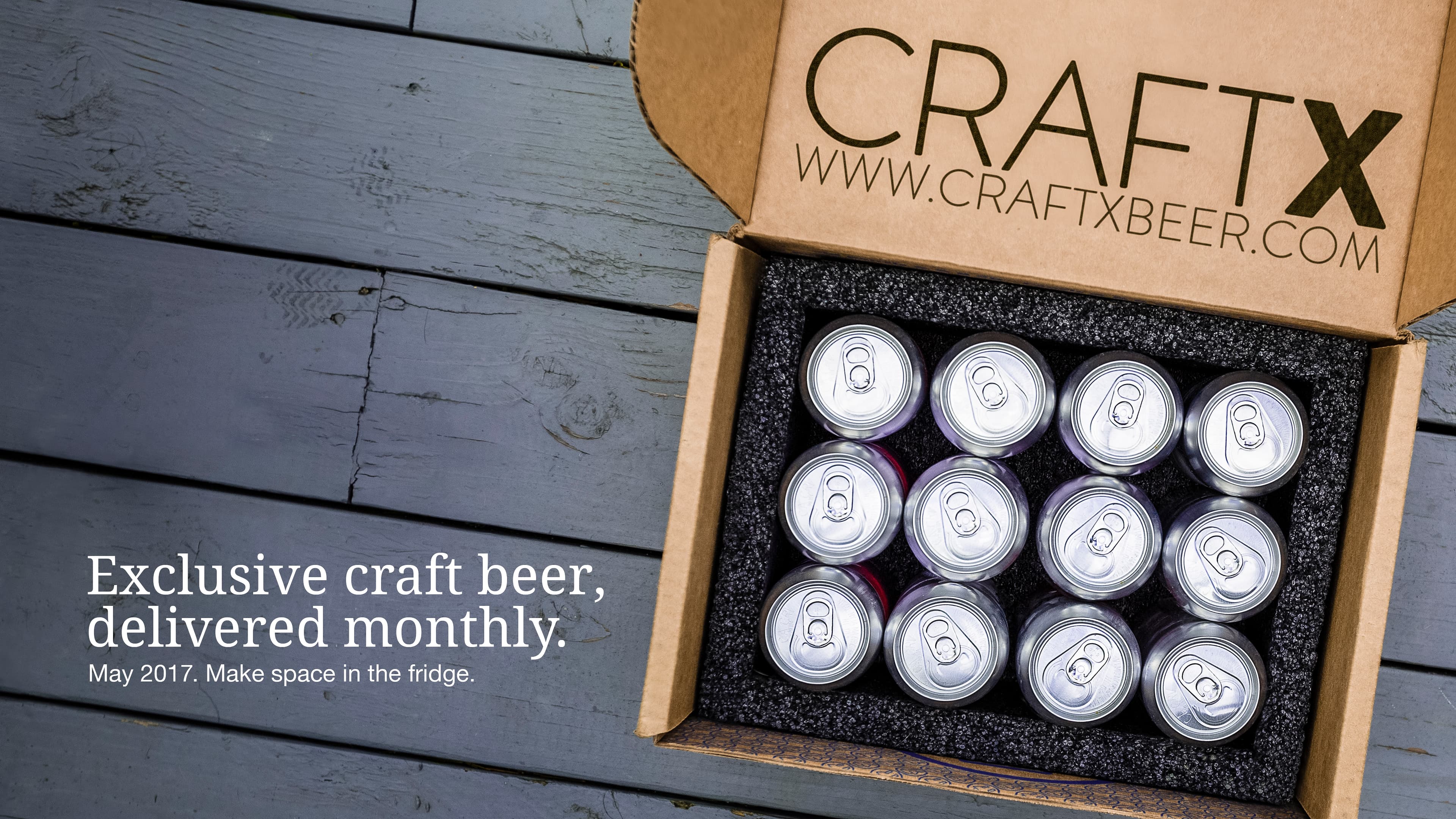 CraftX ad — craft beer subscription