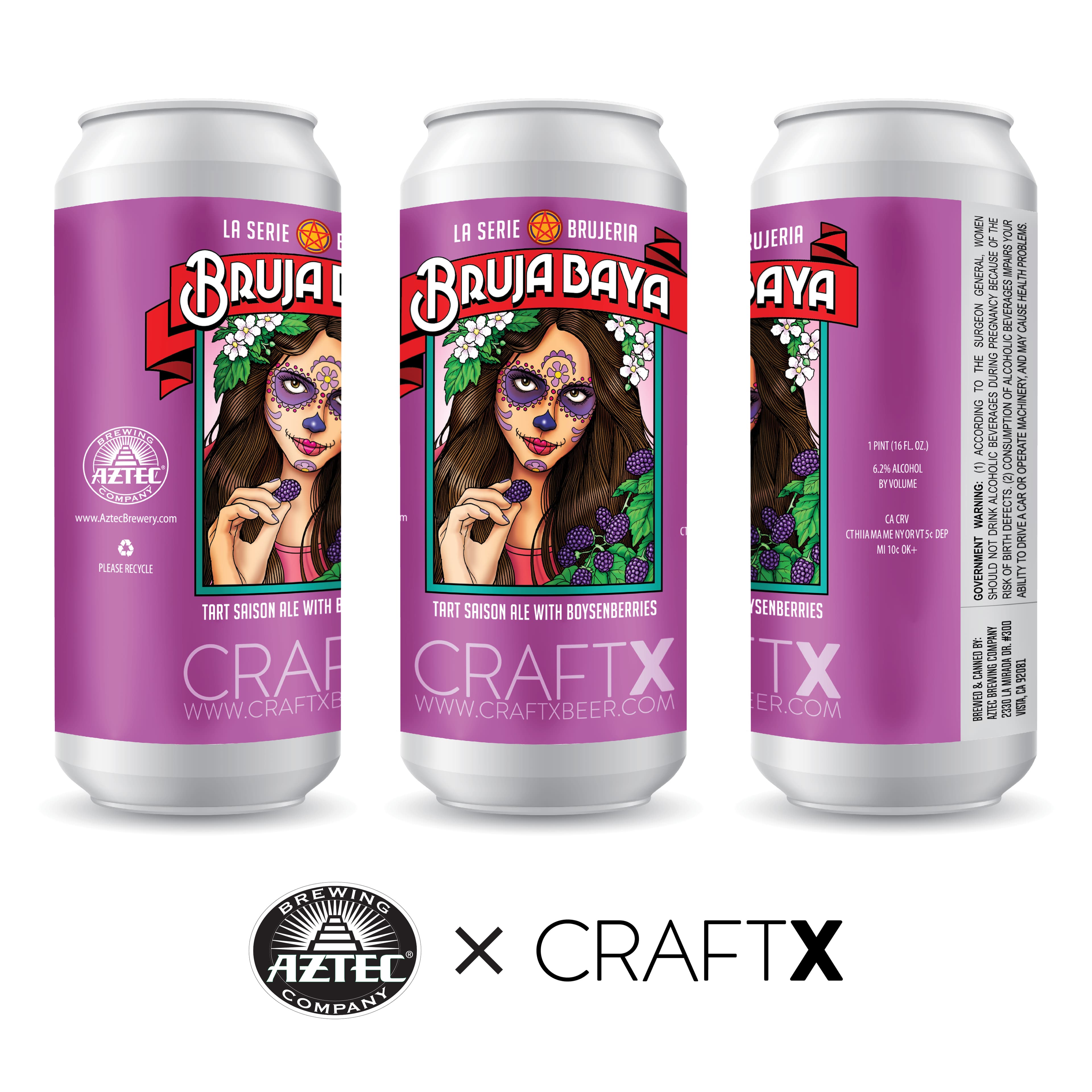 CraftX × Aztec Brewing — Bruja Baya